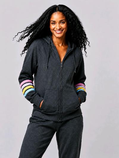 Relaxed Fit Stripe Jacket W22732